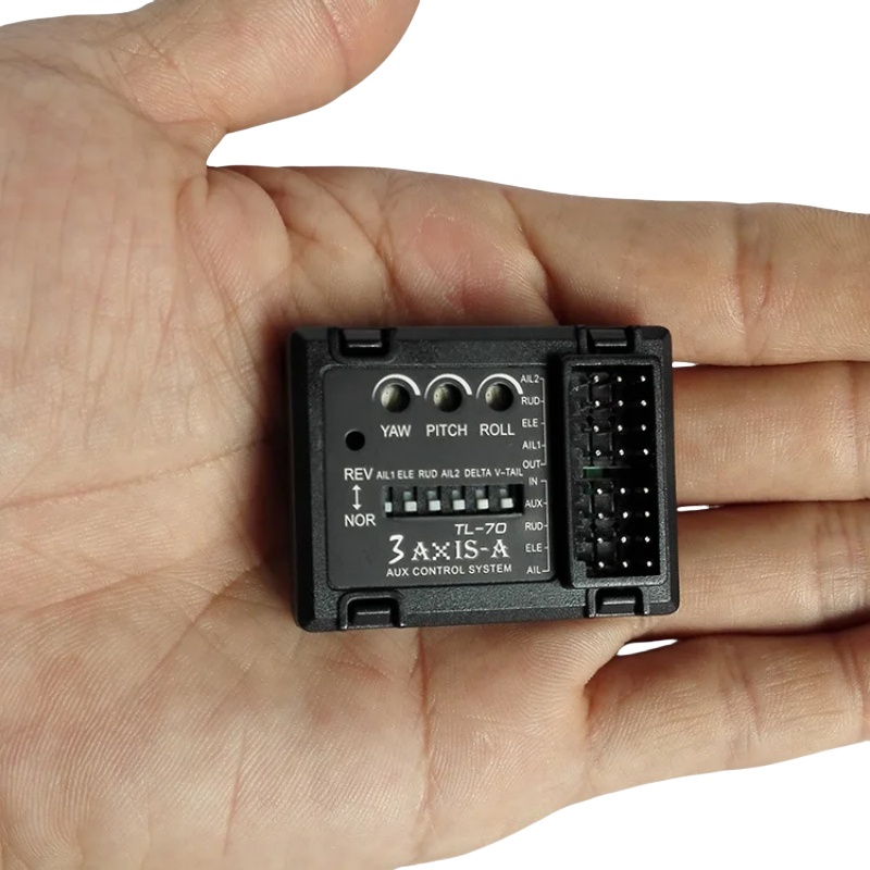 Drone Battery Plate - 3-Achsen-Gyro-Flugcontroller TL70 Auto-Balance-Stabilisator für RC-Flugzeuge mit