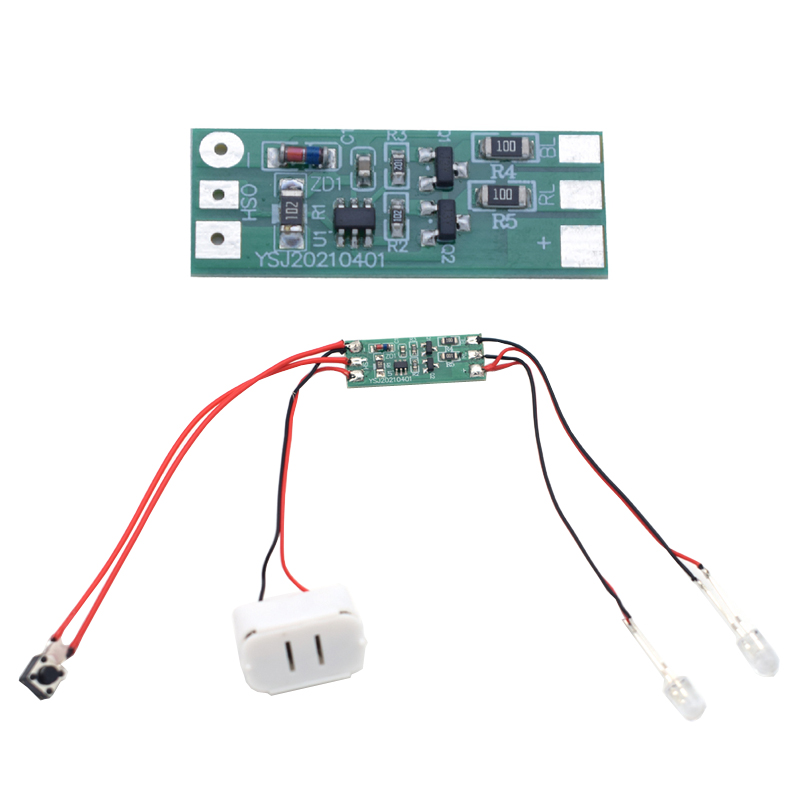Drone Battery Alarm - 3-12V Strobe Blinkmodul Rot Blau 2-Farben-LED-Licht