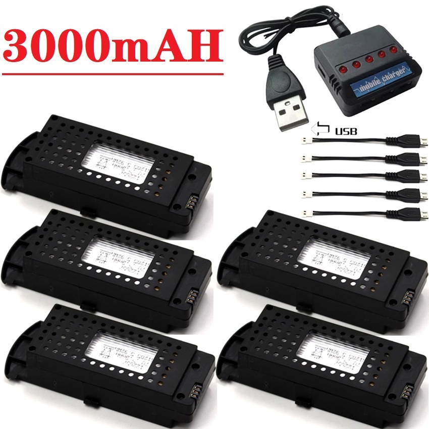 Drone Battery Li-Ion - Q6 Drohnen-Akku 3,7V 3000mAh für G6