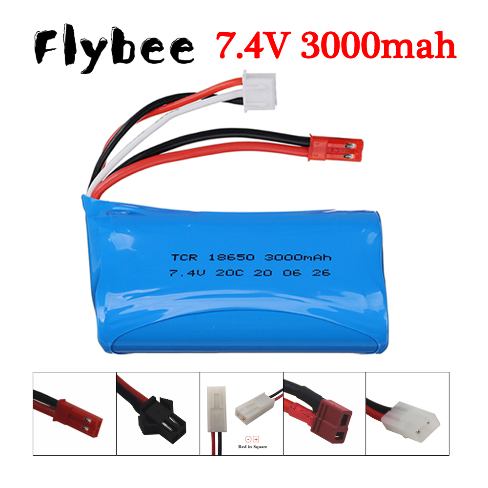 Drone Battery Li-Ion - 7,4 V 3000 mAh 18650 Li-Ion