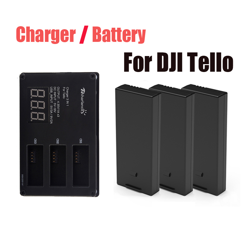 Drone Battery Balance Charger - Original DJI Tello Akku/Drohne Tello Akku