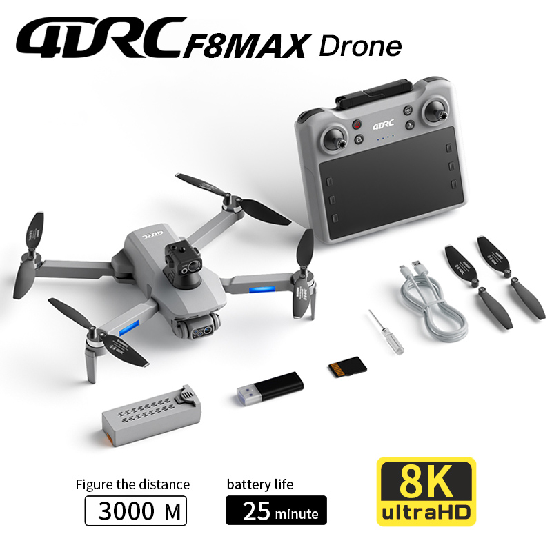 Drone Battery Case - F8 MAX GPS-Drohne, professionelle 8K-Kamera, 5G