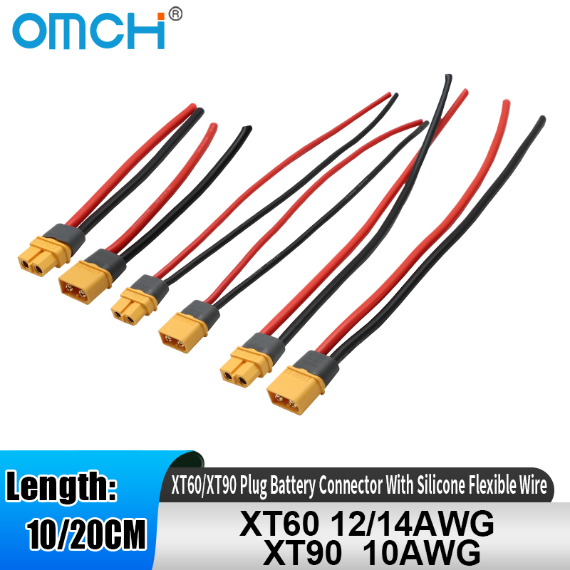 Drone Battery Connector - OMCH XT60 12/14AWG XT90 10AWG Stecker