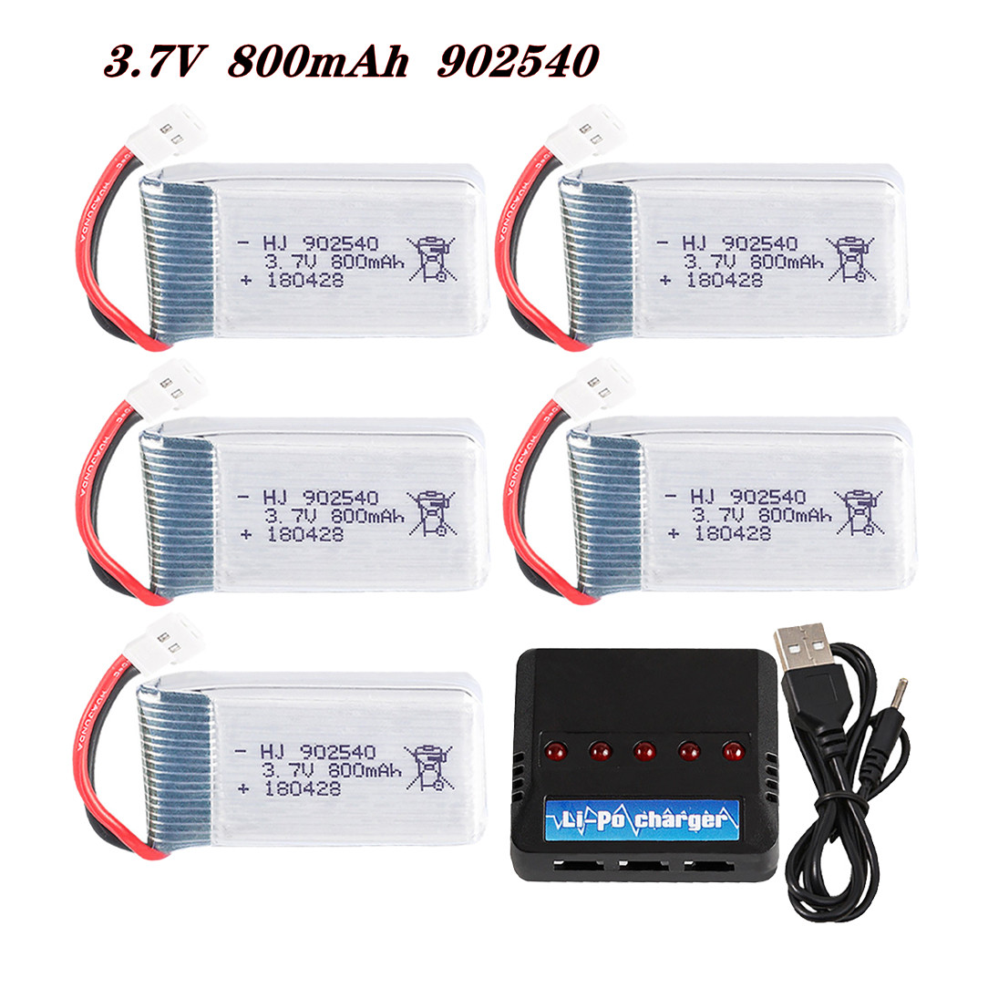 Drone Battery Lipo - 3,7 V 800 mAh 902540 25C