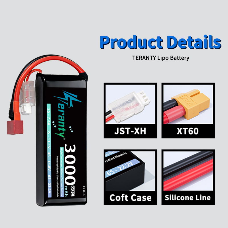 TERANTY 2S 3000mAh Lipo-Akku 7 – Drone Battery Lipo Bewertung und Preis