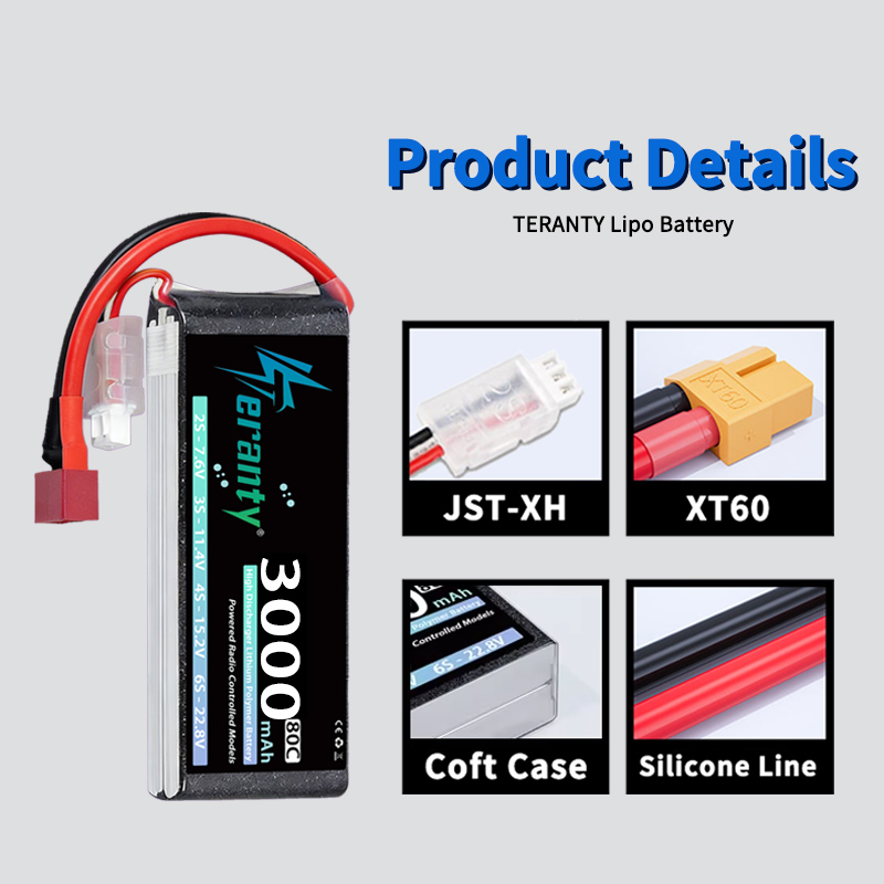 TERANTY 2S 3000mAh Lipo-Akku 7 – Drone Battery Lipo Bewertung und Preis