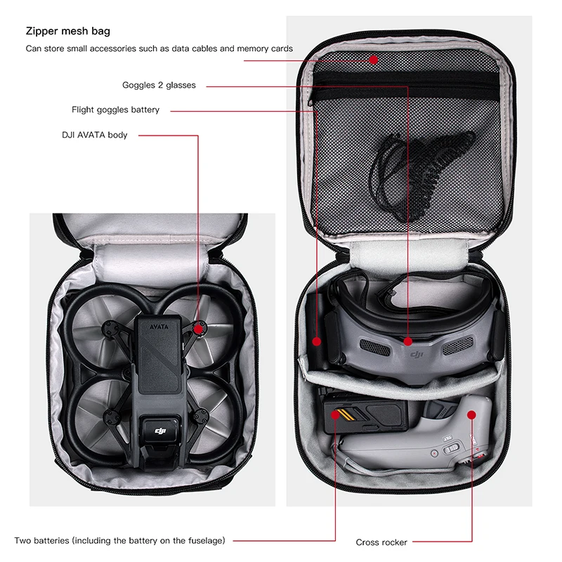 Tragbare Tasche, zweilagige St – Drone Battery Bag Bewertung und Preis