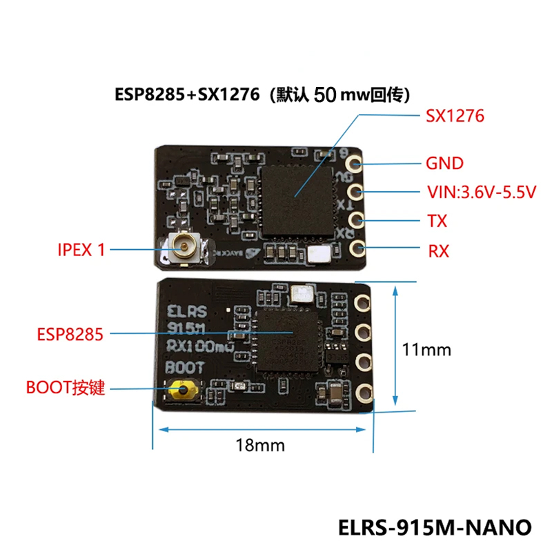 BAYCK ELRS 900MHz 915MHz NANO  – Drone Battery Plate Bewertung und Preis
