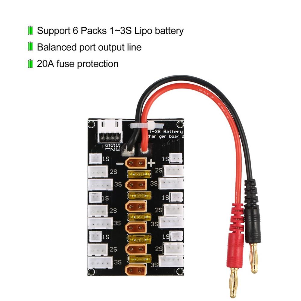 1S-3S 20A XT30 Stecker Lipo Ba – Drone Battery Parallel Board Bewertung und Preis