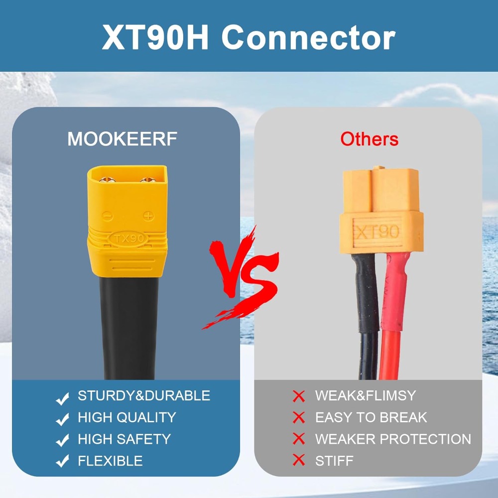 XT90 auf O-Ring-Anschlusskabel – Drone Battery Connector Bewertung und Preis