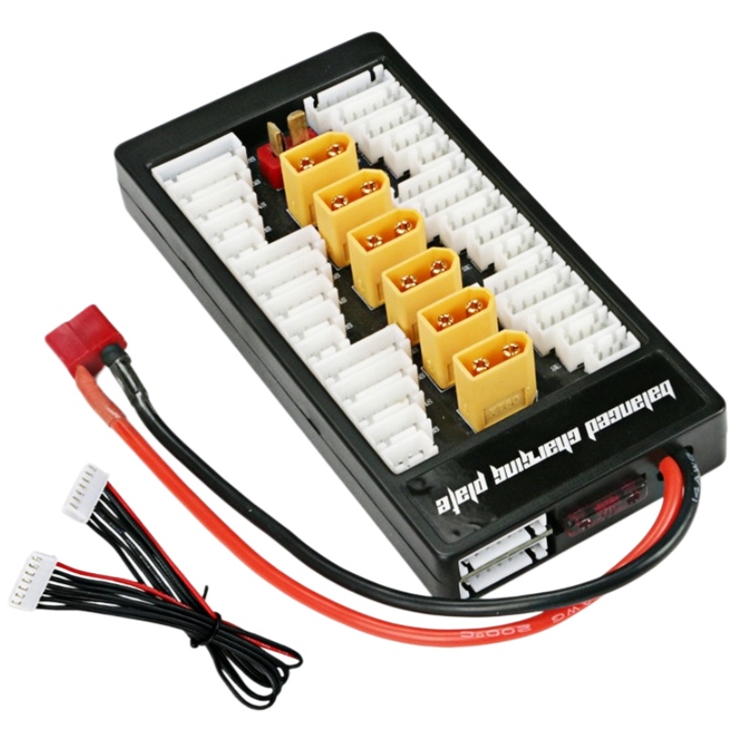 6-in-1 XT60 Parallel-Ladeplatt – Drone Battery Parallel Board Bewertung und Preis