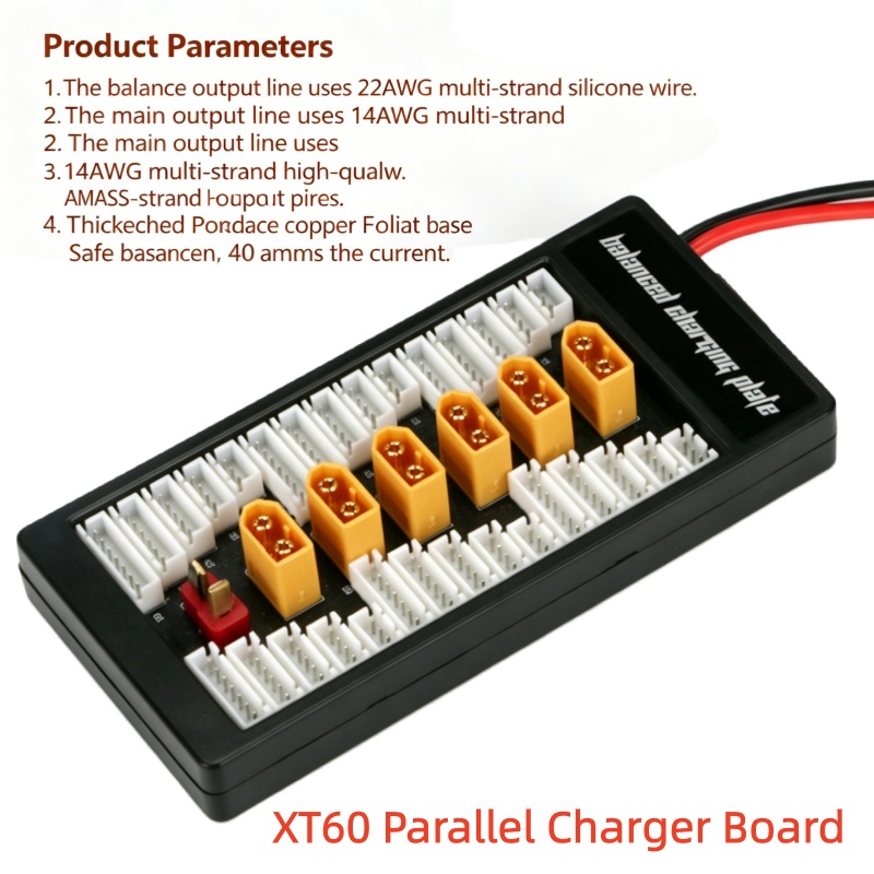 6-in-1 XT60 Parallel-Ladeplatt – Drone Battery Parallel Board Bewertung und Preis