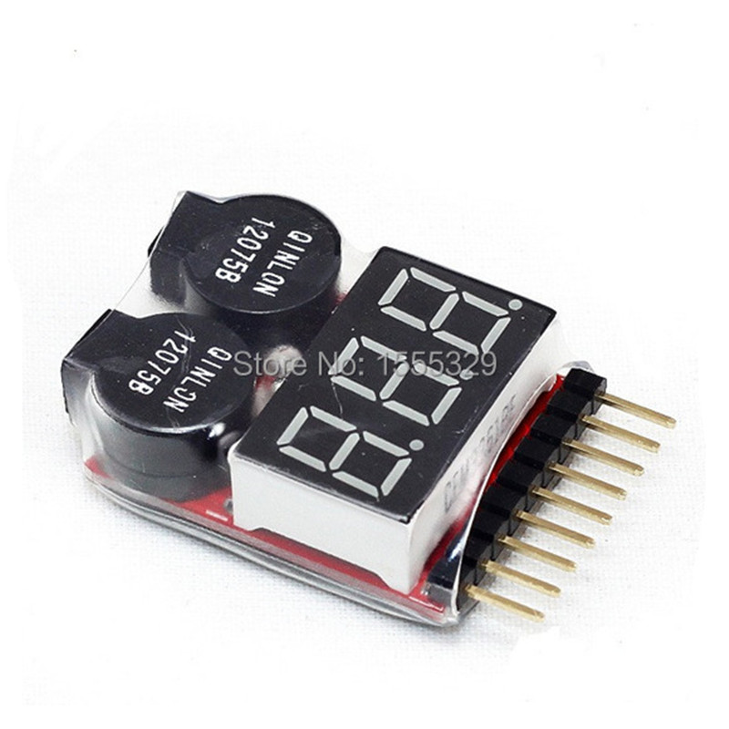 2Pcs 1S-8S LiPo Batterie Spann – Drone Battery Voltage Checker Bewertung und Preis