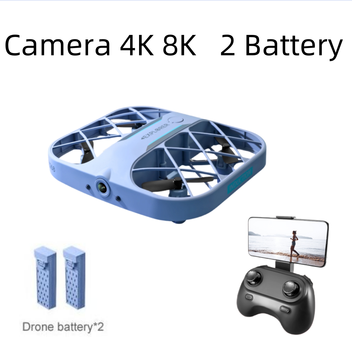 JJRC H107 FPV RC-Drohne mit 2  – Drone Battery Case Bewertung und Preis