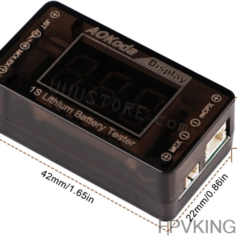AOKoda AOK-041 1S LiPo Batteri – Drone Battery Voltage Checker Bewertung und Preis